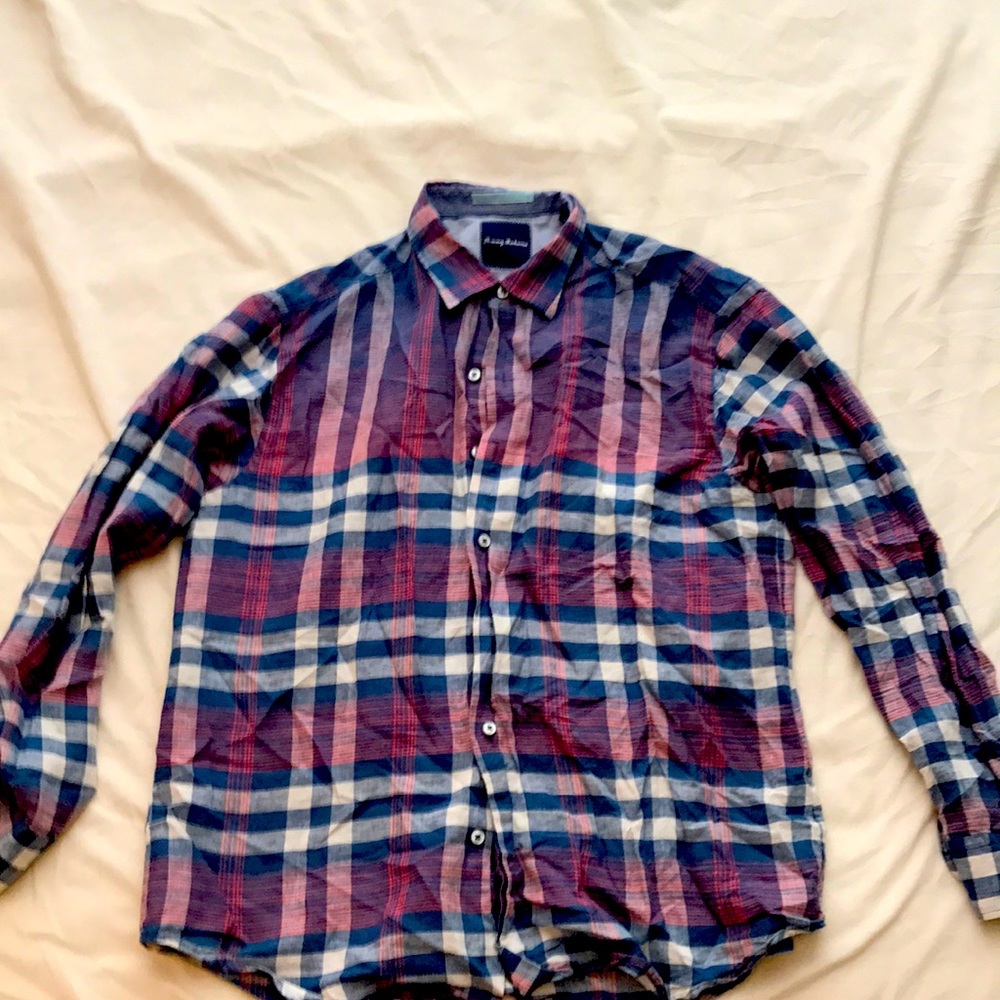 Tommy Bahama Lg Linen button down